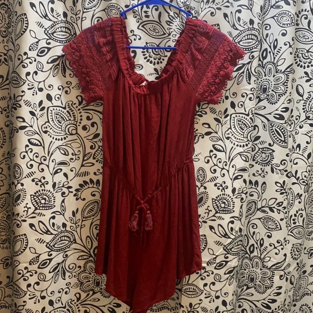 Romper red